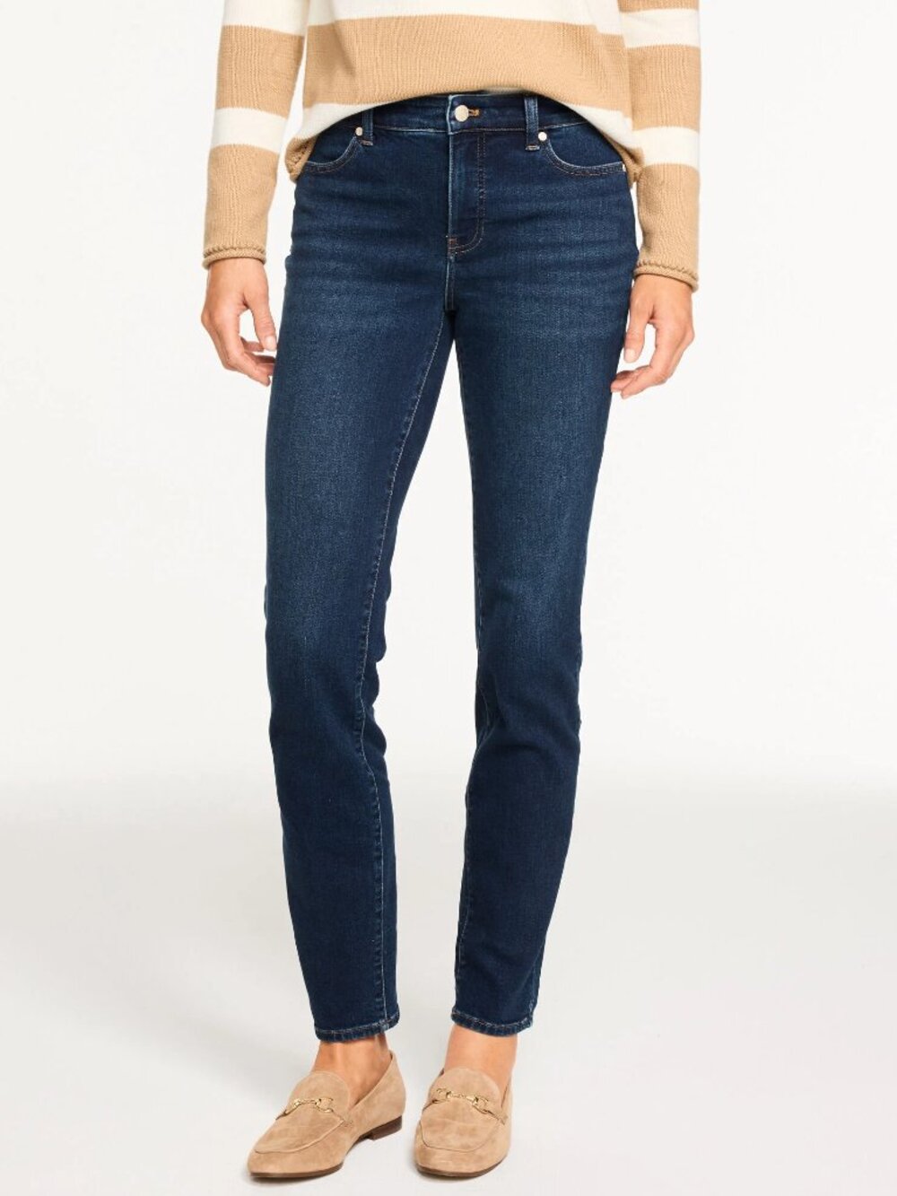 Talbots Slim Leg Jeans Size 6 Stretch Denim